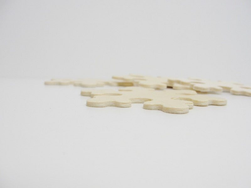 Wooden snowflake 3" set of 5 - Wood parts - Craft Supply House