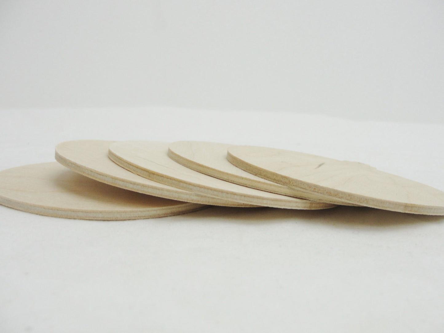 Round ornament cutout 3 1/2" set of 5 - Wood parts - Craft Supply House