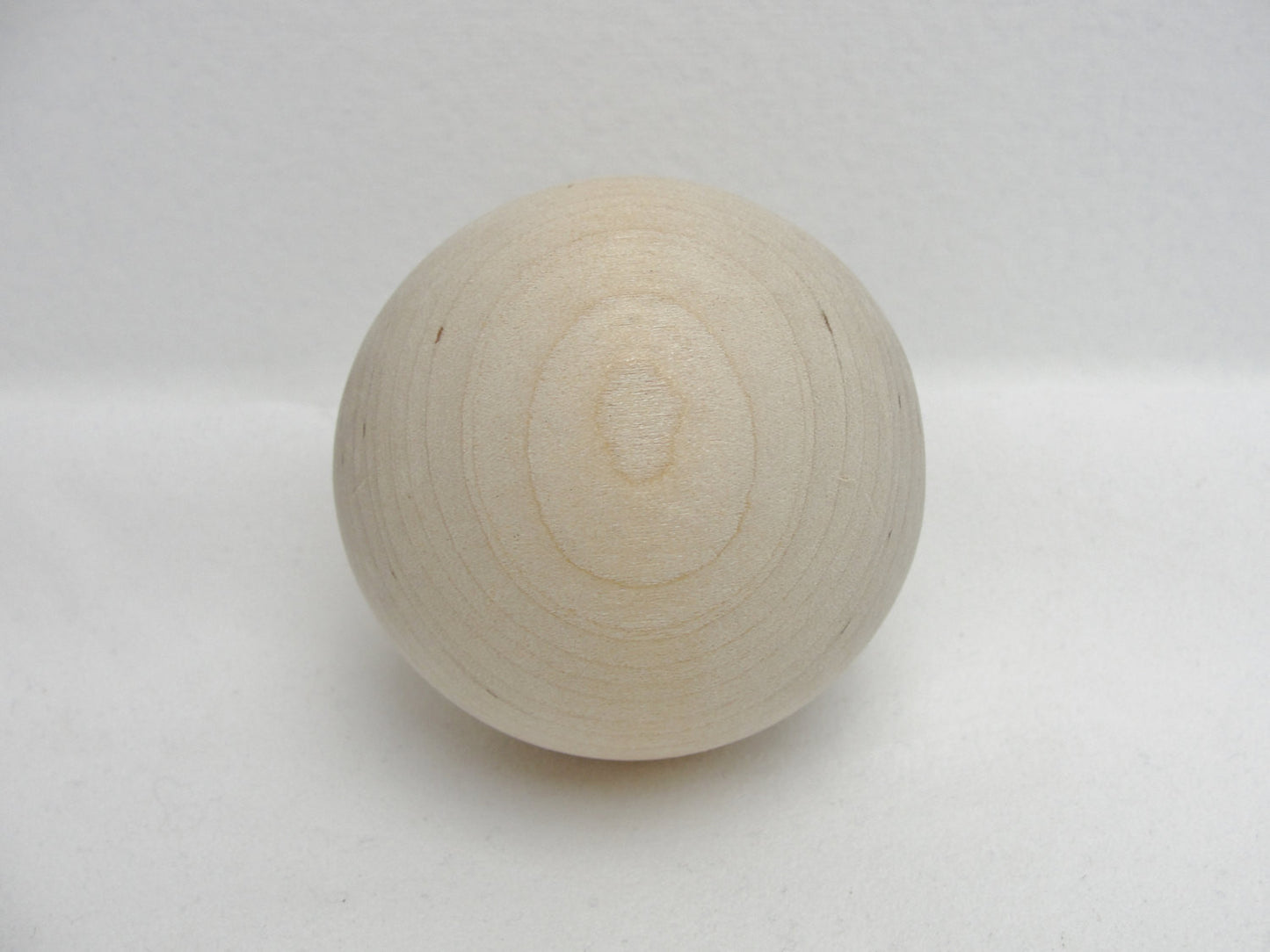 Large solid wooden 2.5" ball, 6.35 cm, 2 1/2" diameter - Wood parts - Craft Supply House