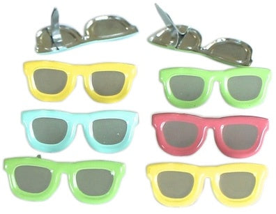 Summer fun theme brads paper fasteners choose boats, sunglasses, cookout, selfie