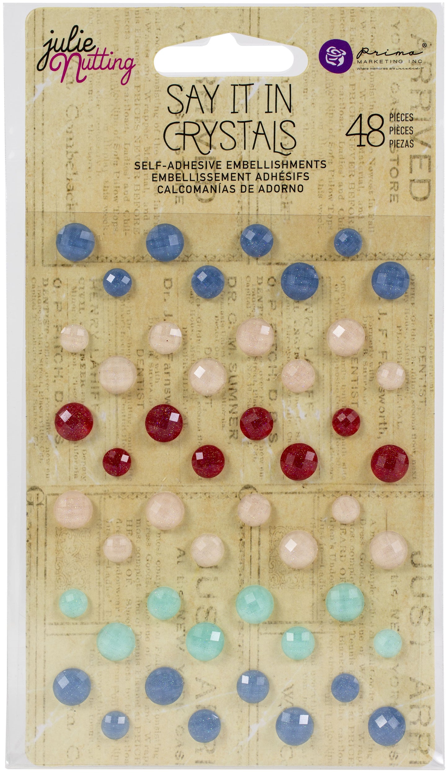 Julie Nutting Prima Marketing Say it in Crystals
