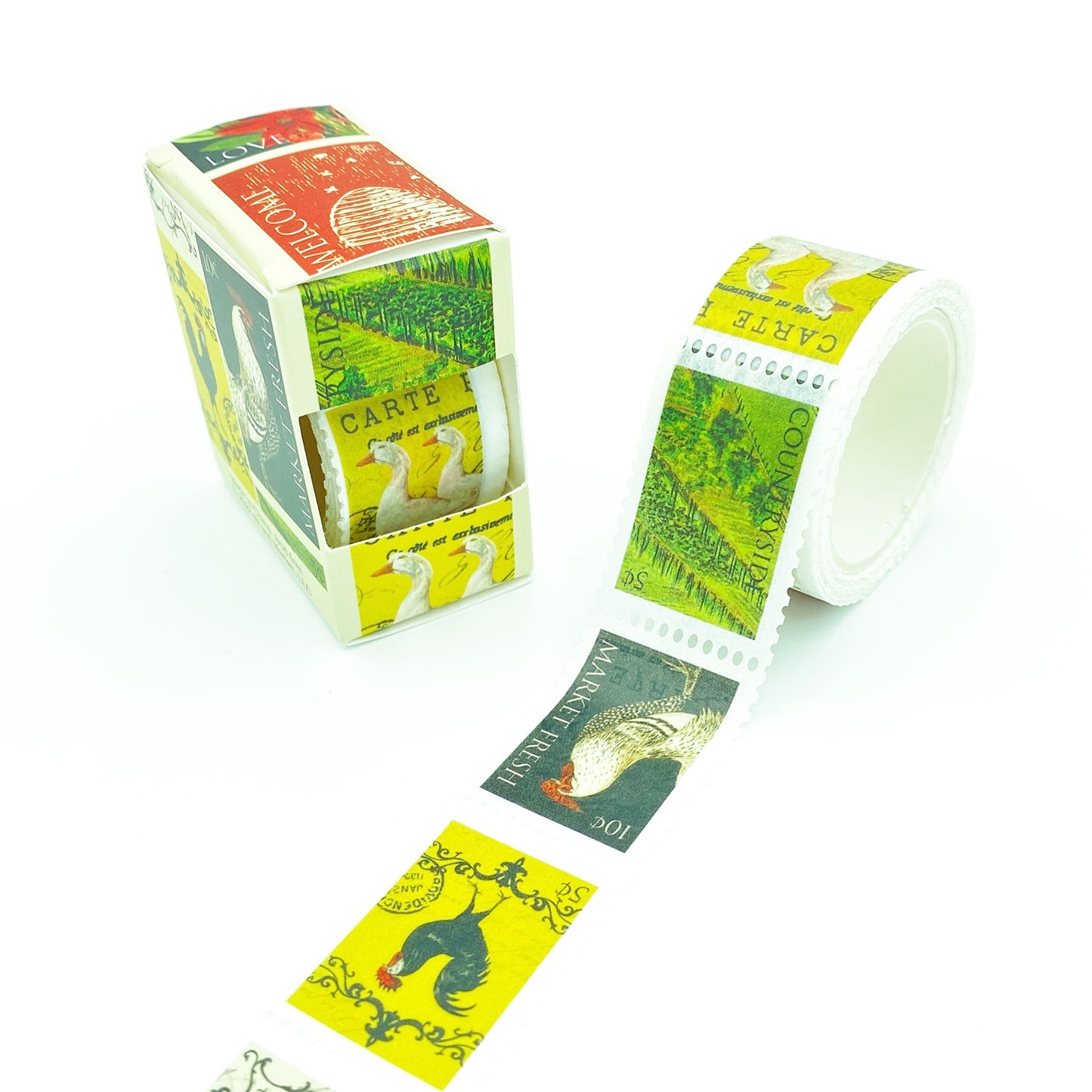 49 and Market Postage Stamp Washi TapeVintage Artistr