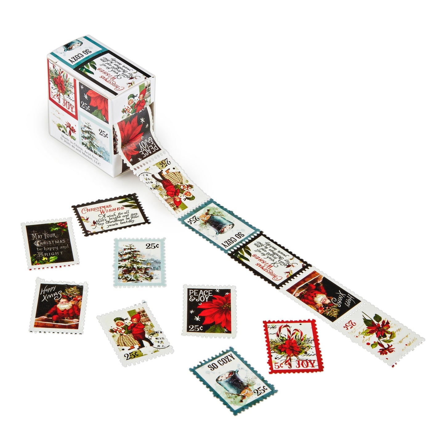 49 and Market Postage Stamp Washi Tape Vintage Artistry