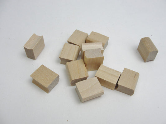 Micro mini wooden book set of 12