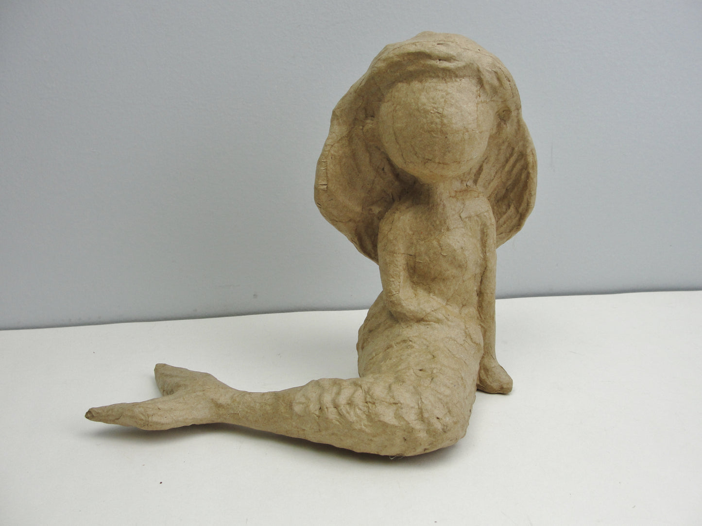 Paper mache mermaid