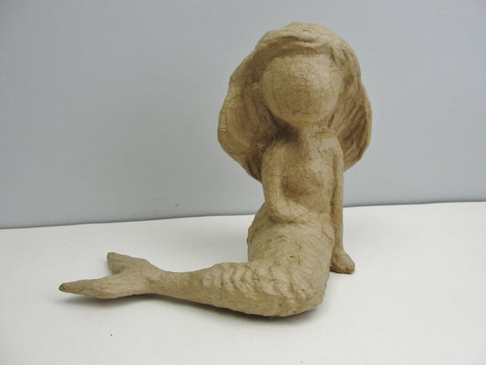 Paper mache mermaid