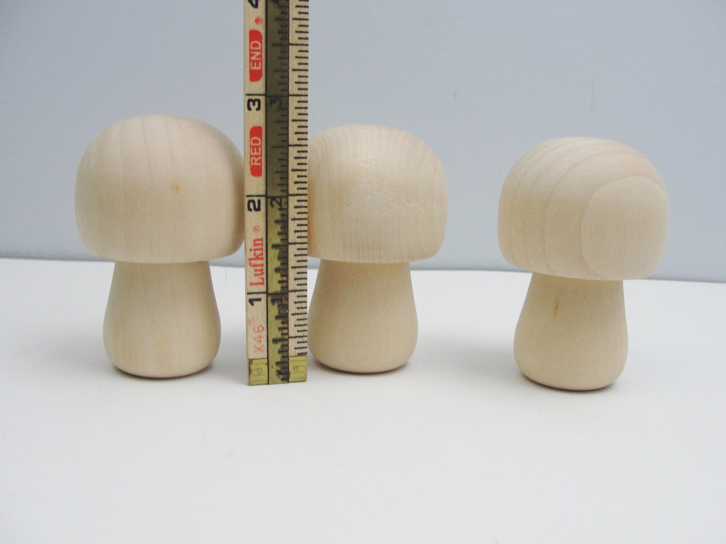 Wooden mushrooms choose your shape and quantity