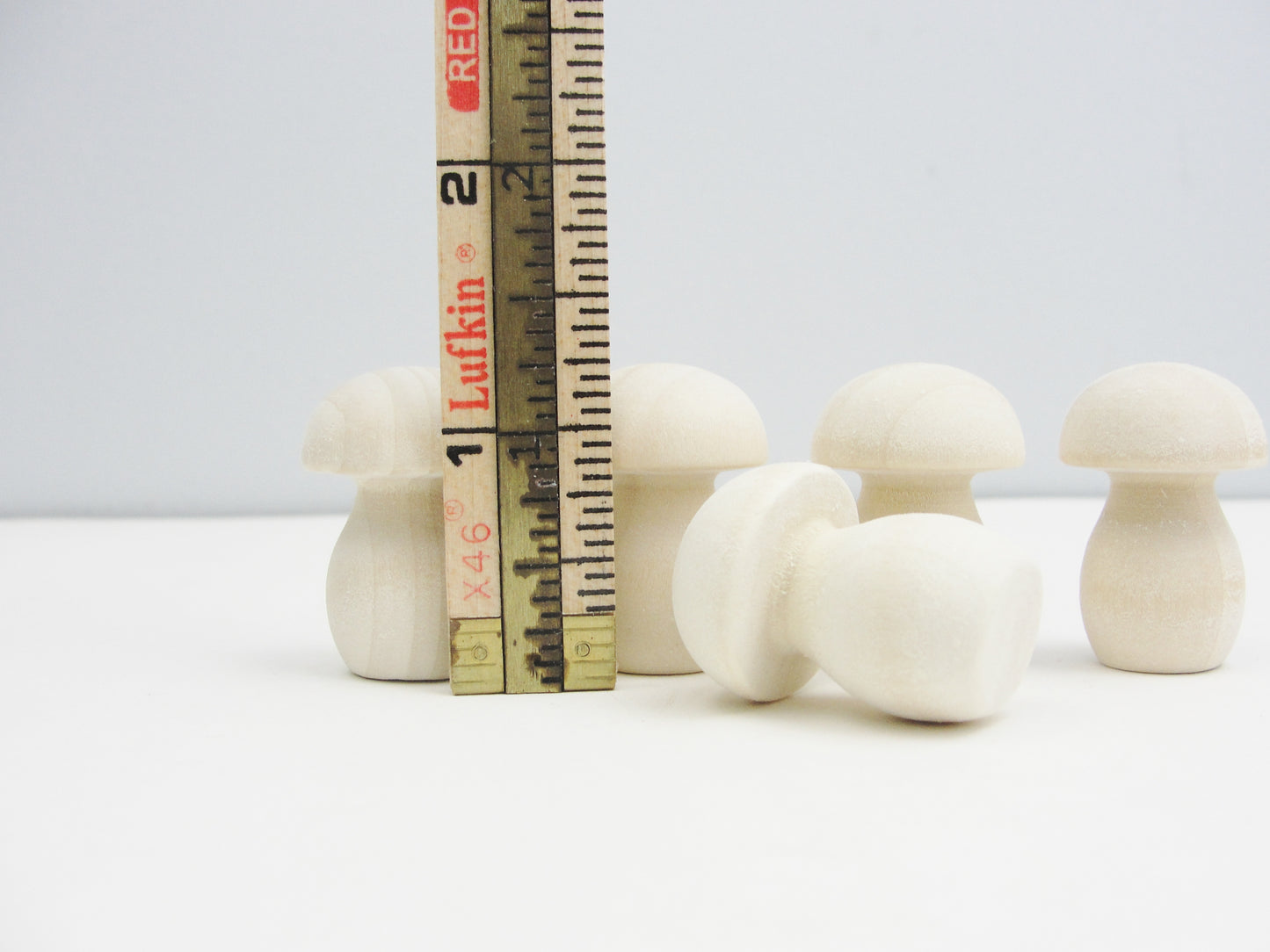 Wooden mushrooms choose your shape and quantity