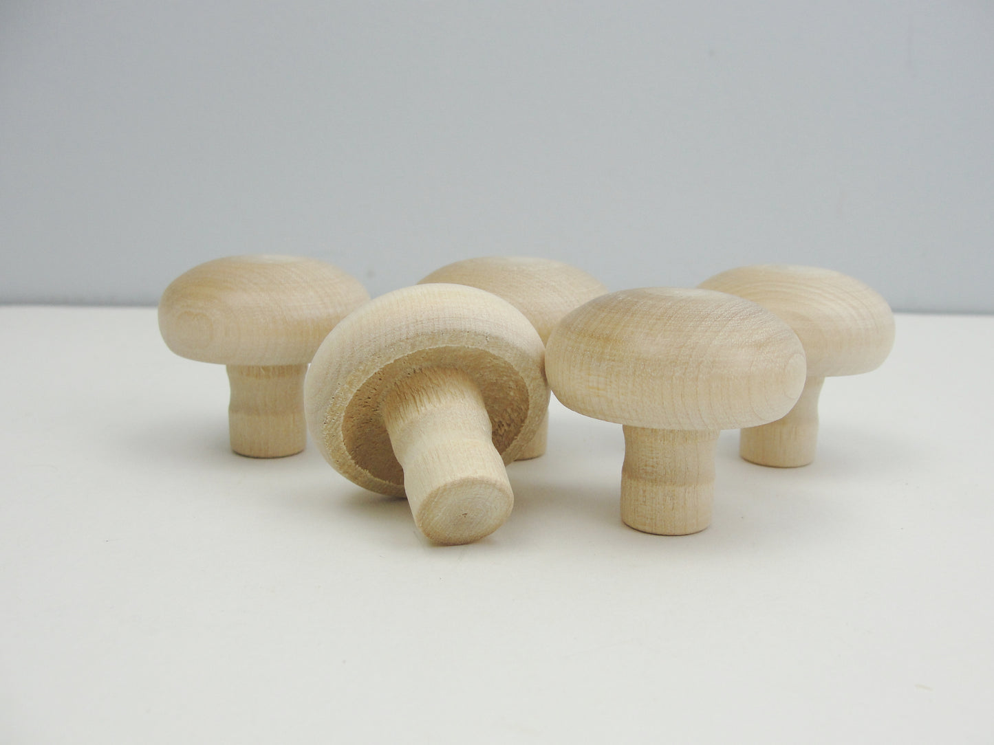 Wooden mushrooms choose your shape and quantity