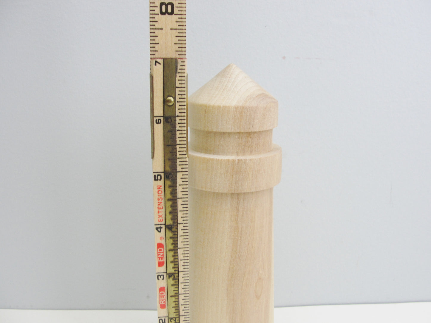 Wooden lighthouses 7" tall