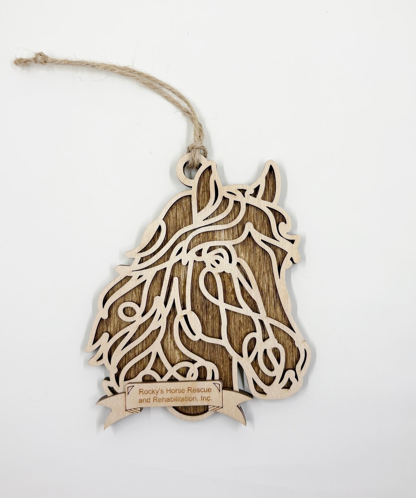 Rocky's Horse Rescue ornament