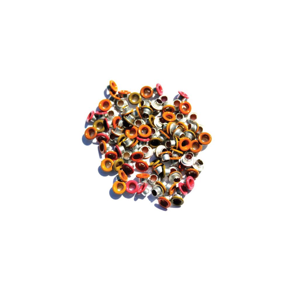 1/8"  Quicklets Eyelets (no special tools required) choose your color