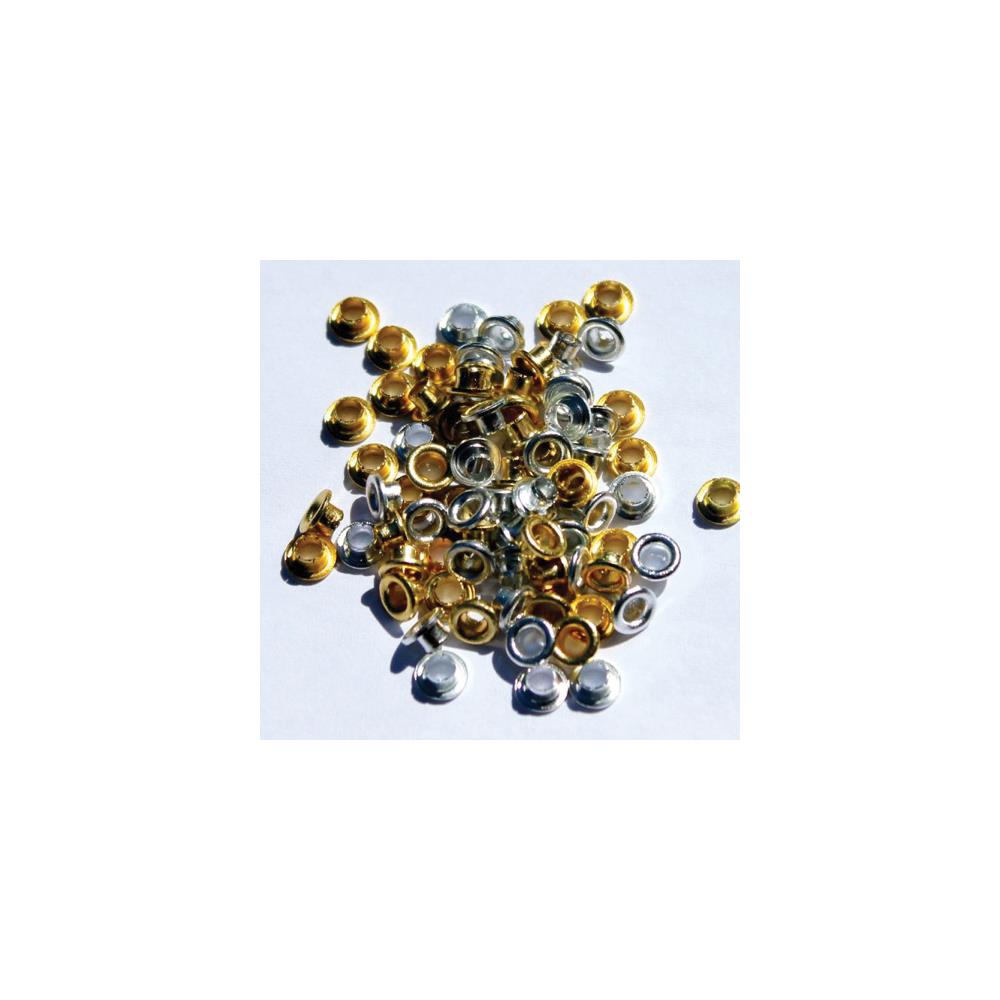 1/8"  Quicklets Eyelets (no special tools required) choose your color
