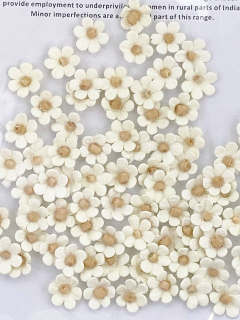 Mini flowers for card making or scrapbooking