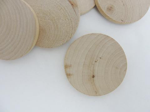 Wooden Circle disc 2" x 1/4" thick - Wood parts - Craft Supply House