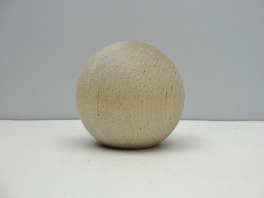 3" wooden ball knob