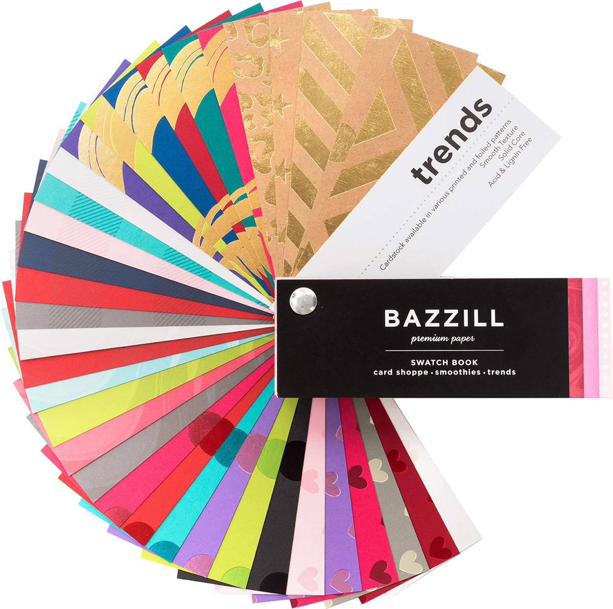 Bazzill premium paper cardstock swatch book