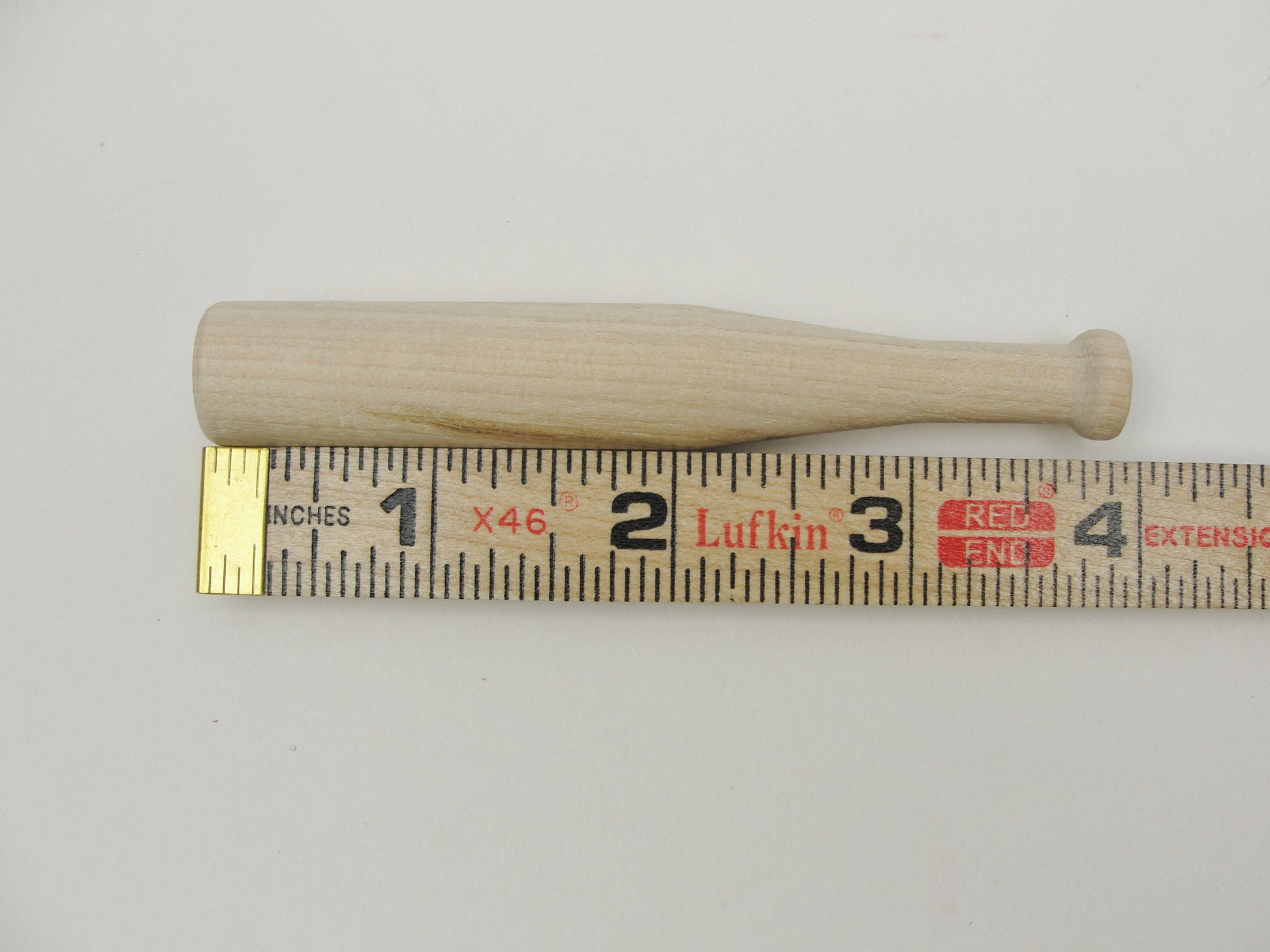 6 miniature wood baseball bats