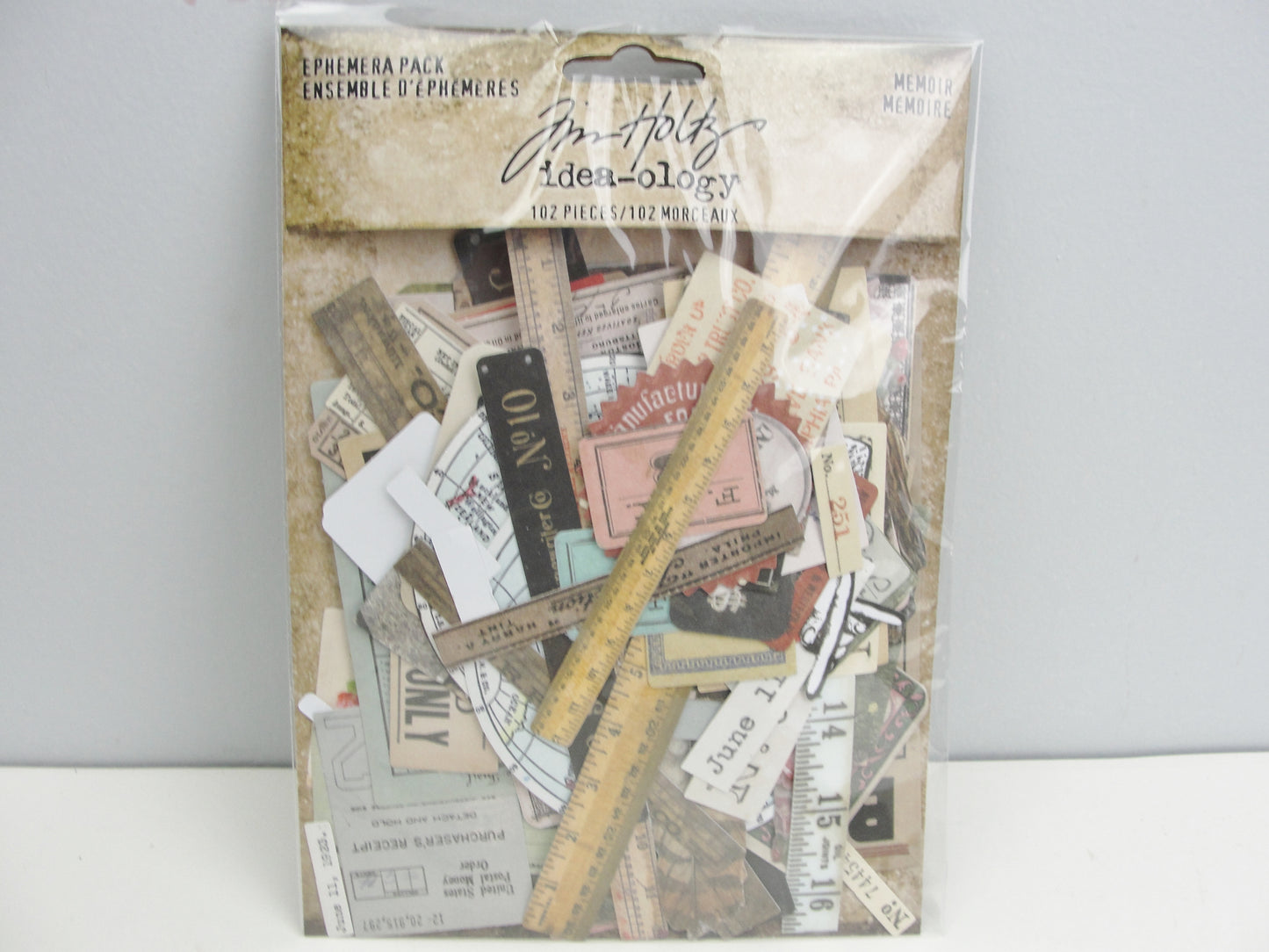 Tim Holtz Memoir ephemera pack
