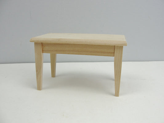 Dollhouse miniature rectangle table