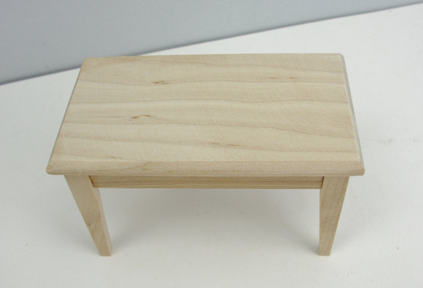 Dollhouse miniature rectangle table