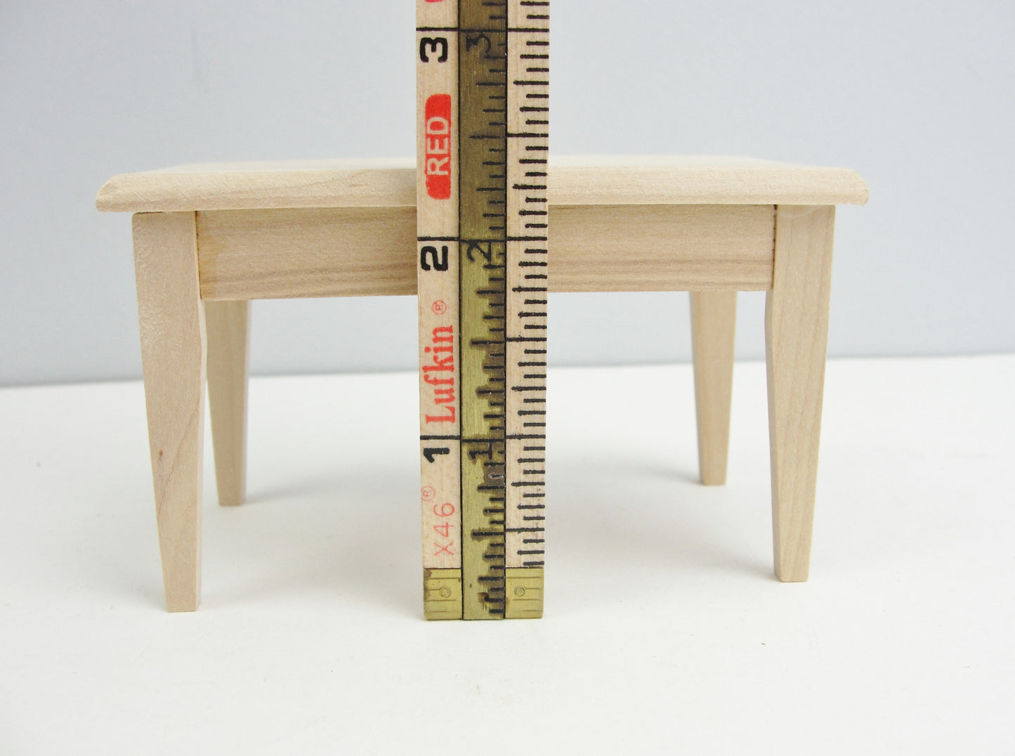 Dollhouse miniature rectangle table
