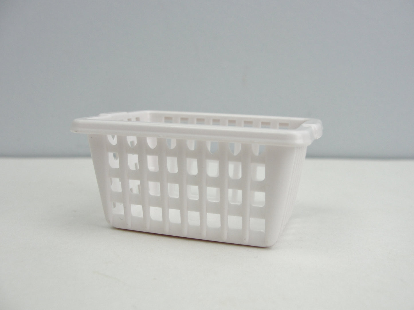 Dollhouse laundry washer, dryer, detergent, laundry basket