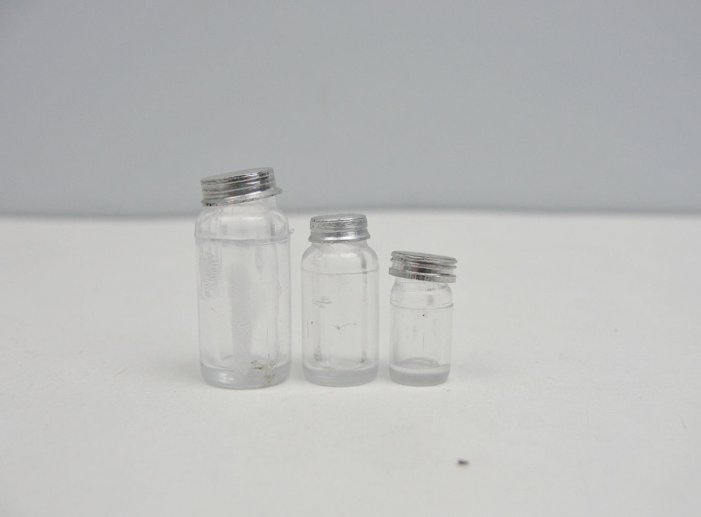 Dollhouse jars fillable set of 12