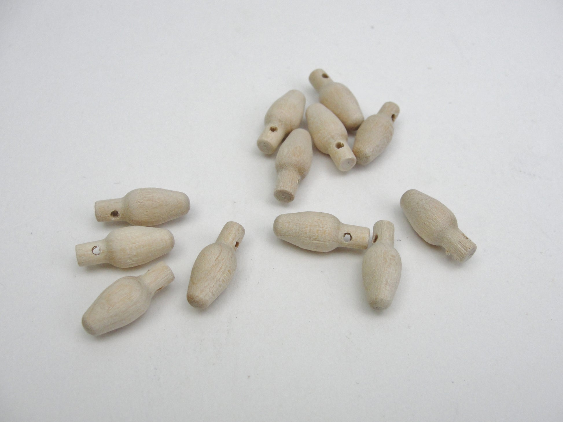 Miniature Christmas light bulb bead choose your quantity - Wood parts - Craft Supply House