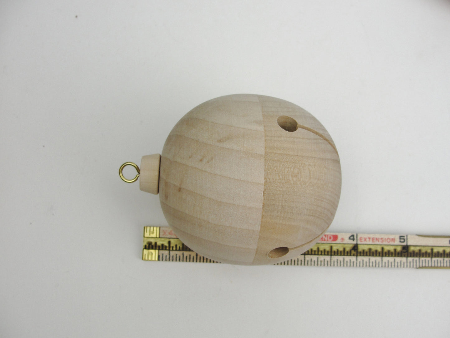 Wood jingle bell choose of 3 available sizes - Wood parts - Craft Supply House