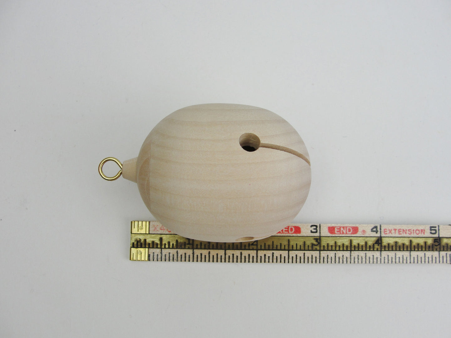 Wood jingle bell choose of 3 available sizes - Wood parts - Craft Supply House