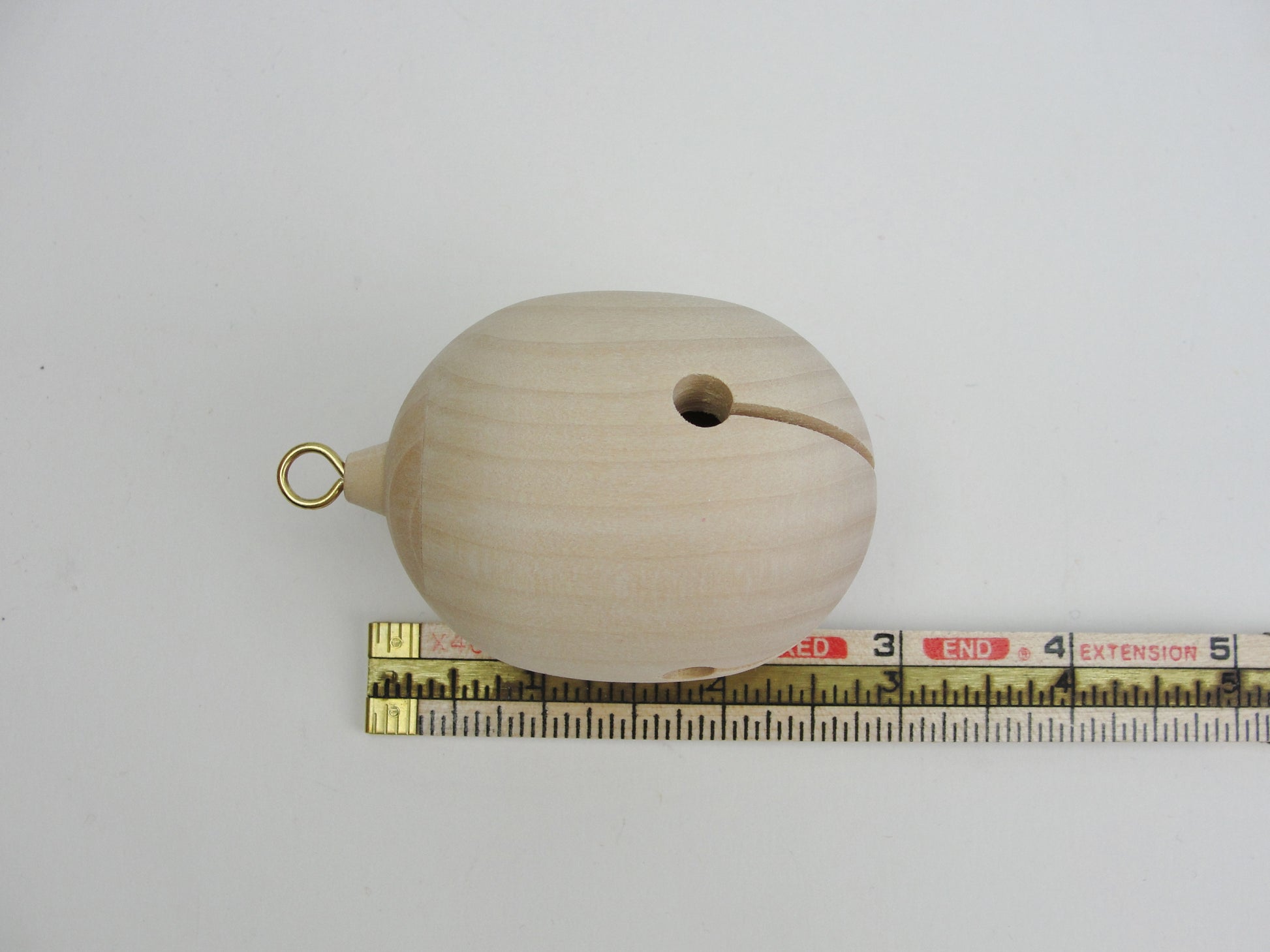 Wood jingle bell choose of 3 available sizes - Wood parts - Craft Supply House