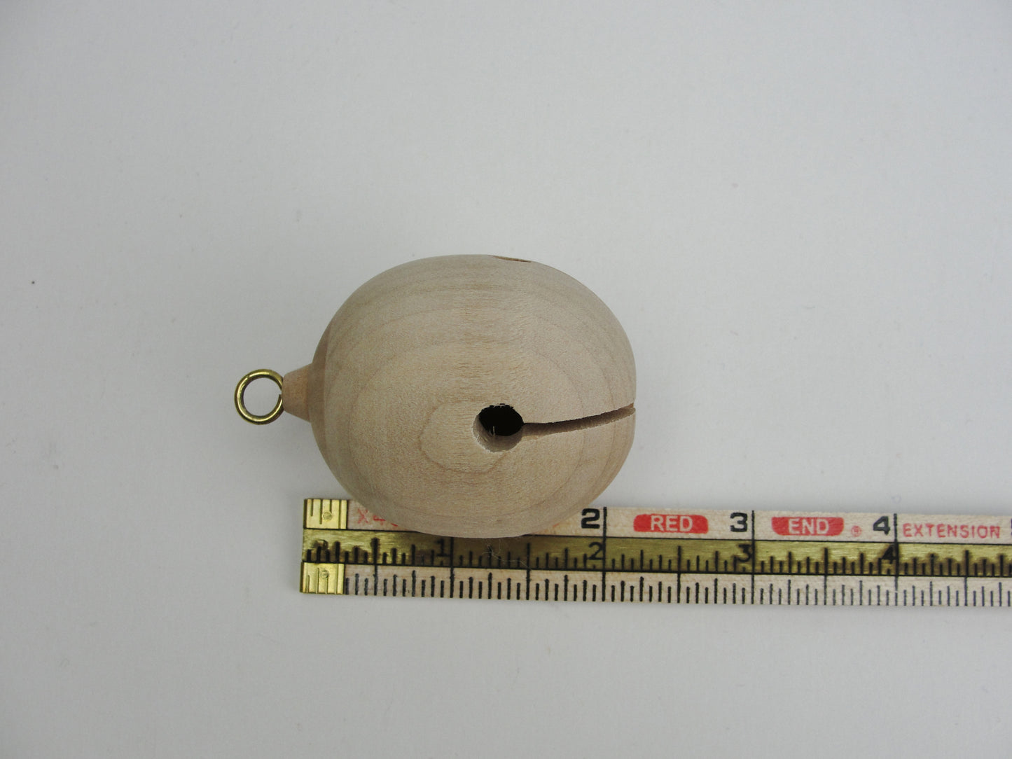 Wood jingle bell choose of 3 available sizes - Wood parts - Craft Supply House