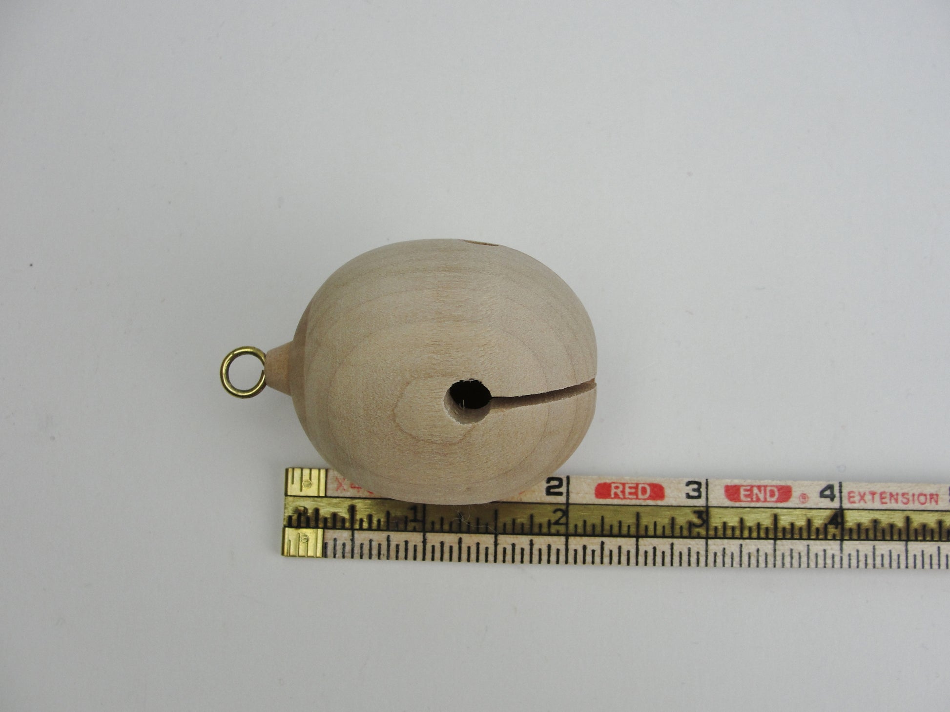 Wood jingle bell choose of 3 available sizes - Wood parts - Craft Supply House