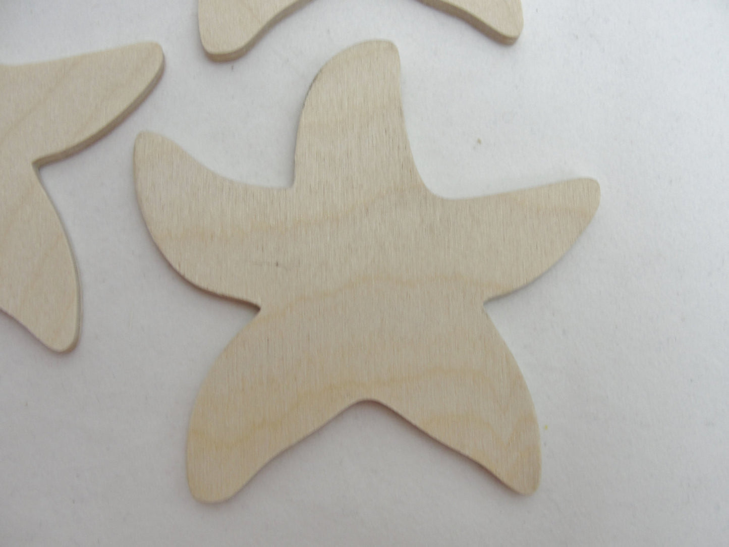 Starfish cutout set of 4 - Wood parts - Craft Supply House