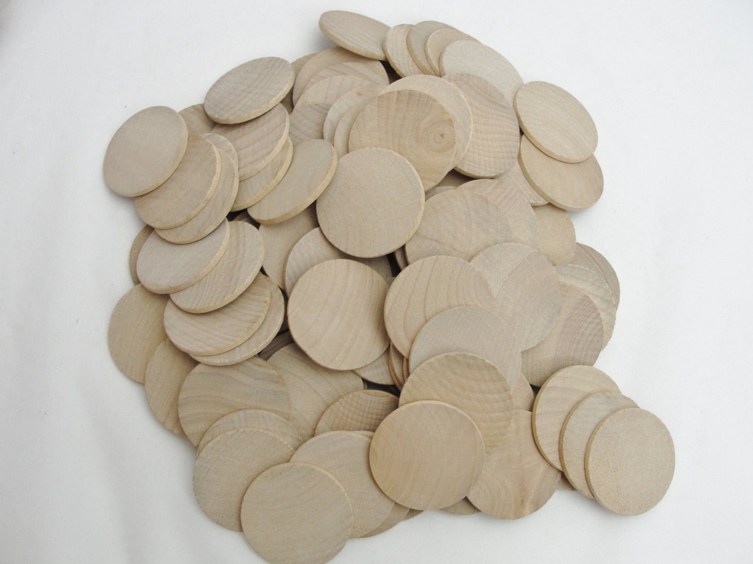 Wooden Circle disc 1 3/4" x 1/8" thick - Wood parts - Craft Supply House