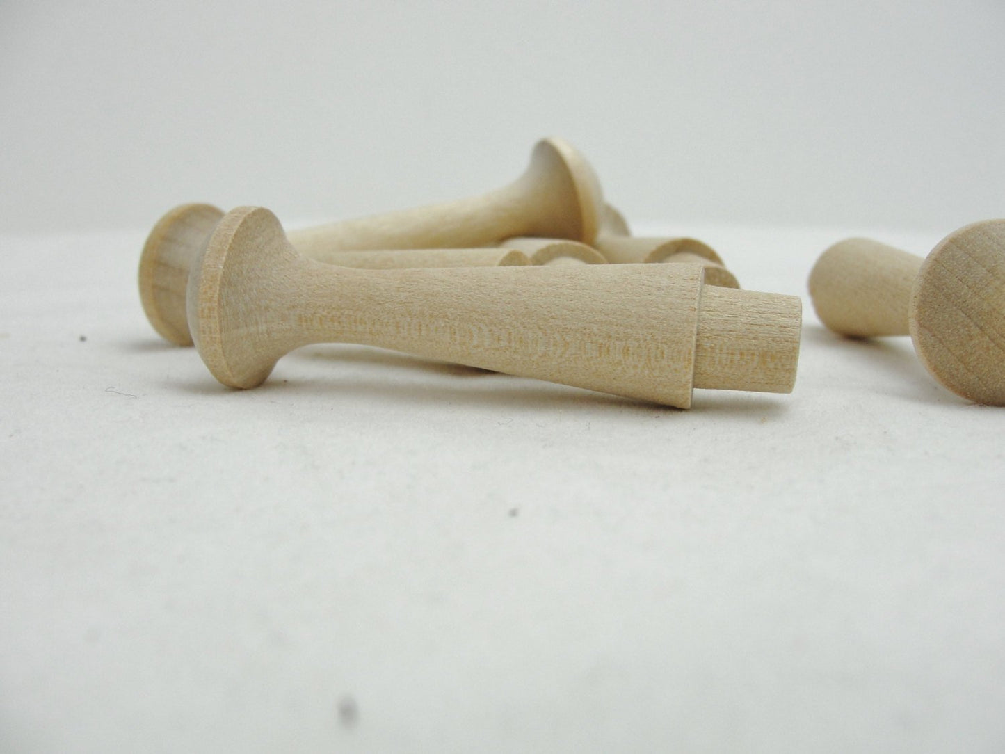 Small shaker pegs 1 3/4" birch set of 6 - Wood parts - Craft Supply House