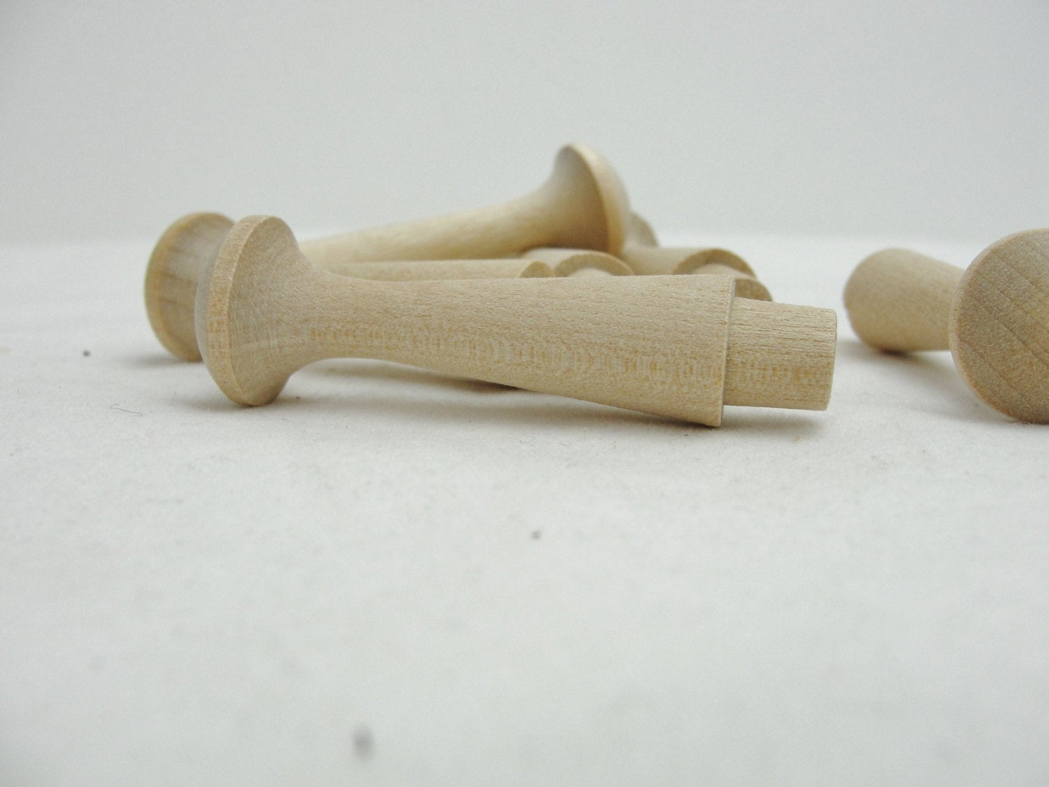 Small shaker pegs 1 3/4" birch set of 6 - Wood parts - Craft Supply House