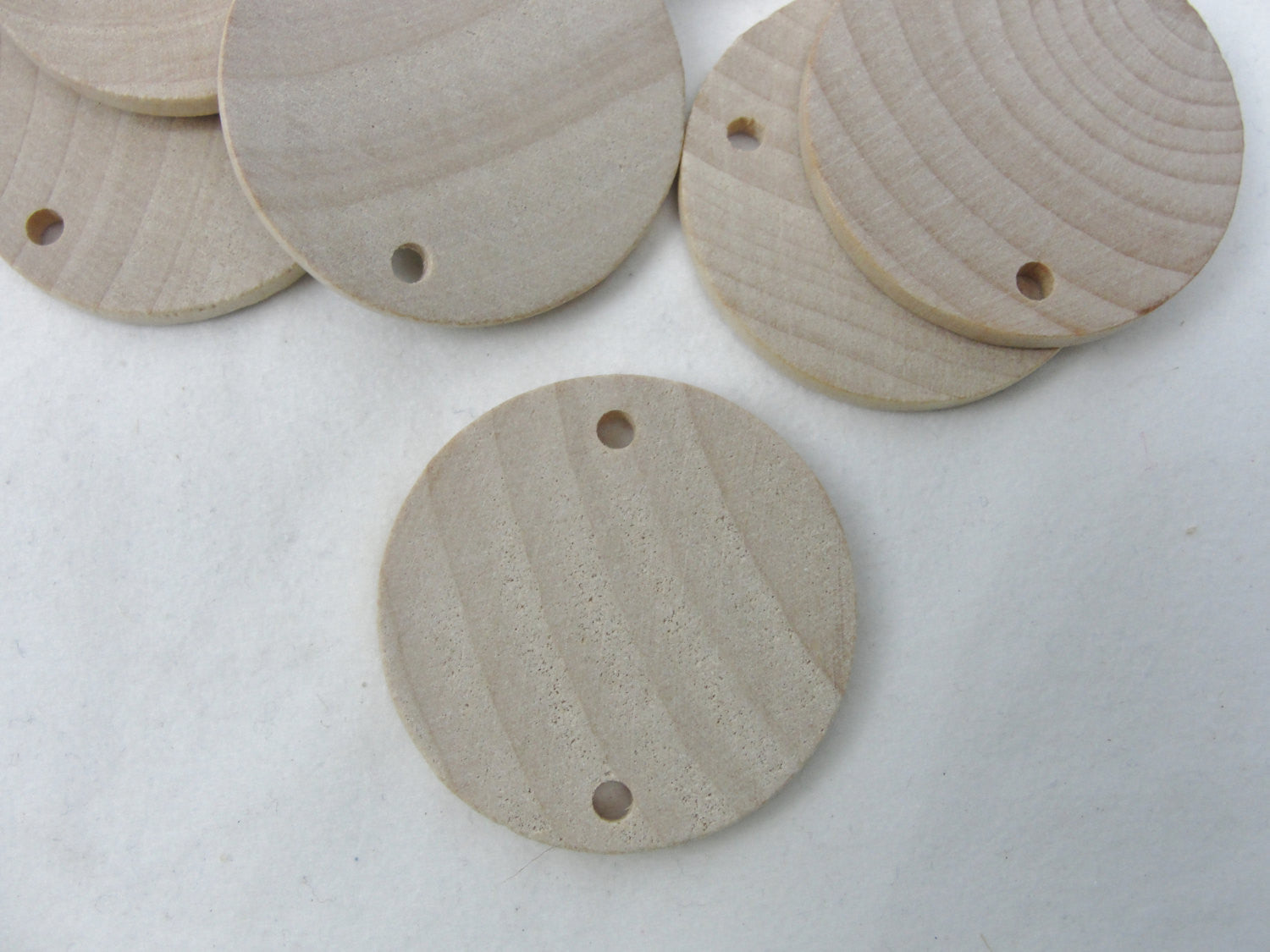 Wooden birthday board or anniversary board tags 1.5" wooden circle or disc - Wood parts - Craft Supply House