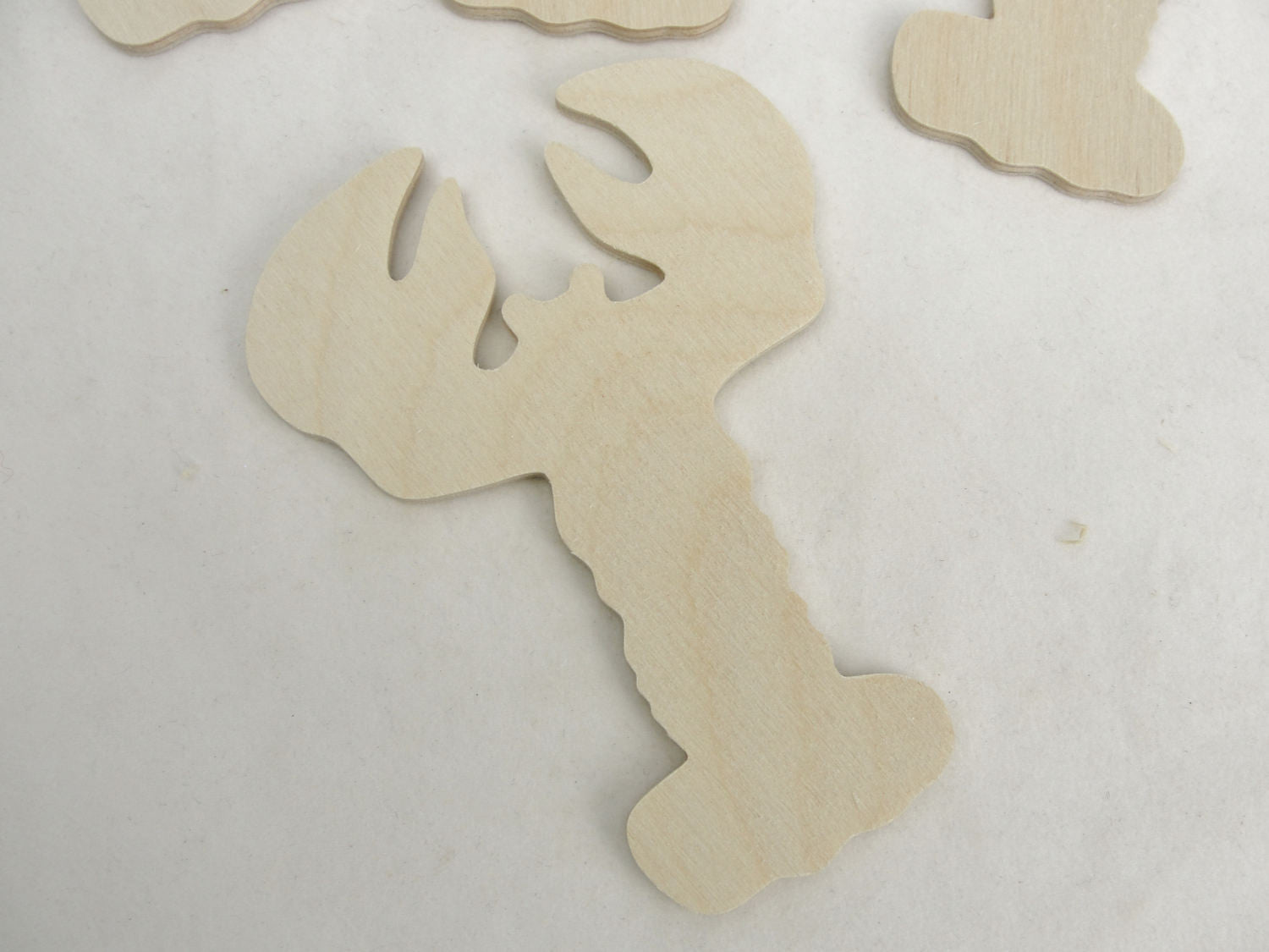 Lobster cutouts set of 4 - Wood parts - Craft Supply House