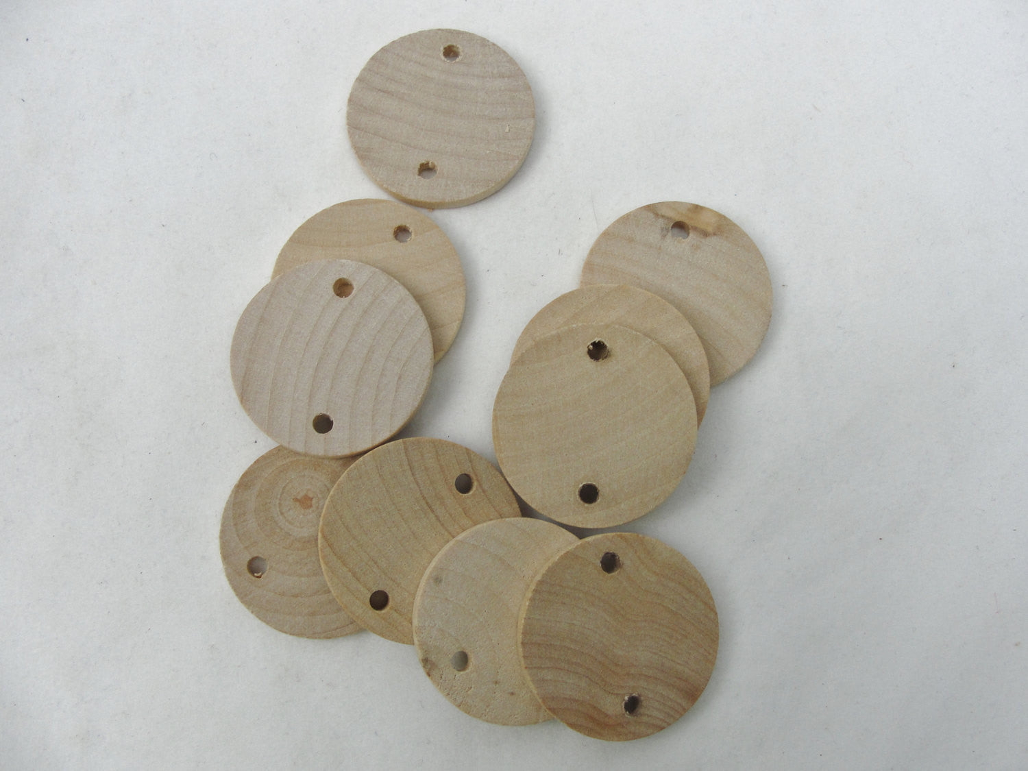 Birthday board or anniversary board wooden tags 1.25" circle or disc - Wood parts - Craft Supply House