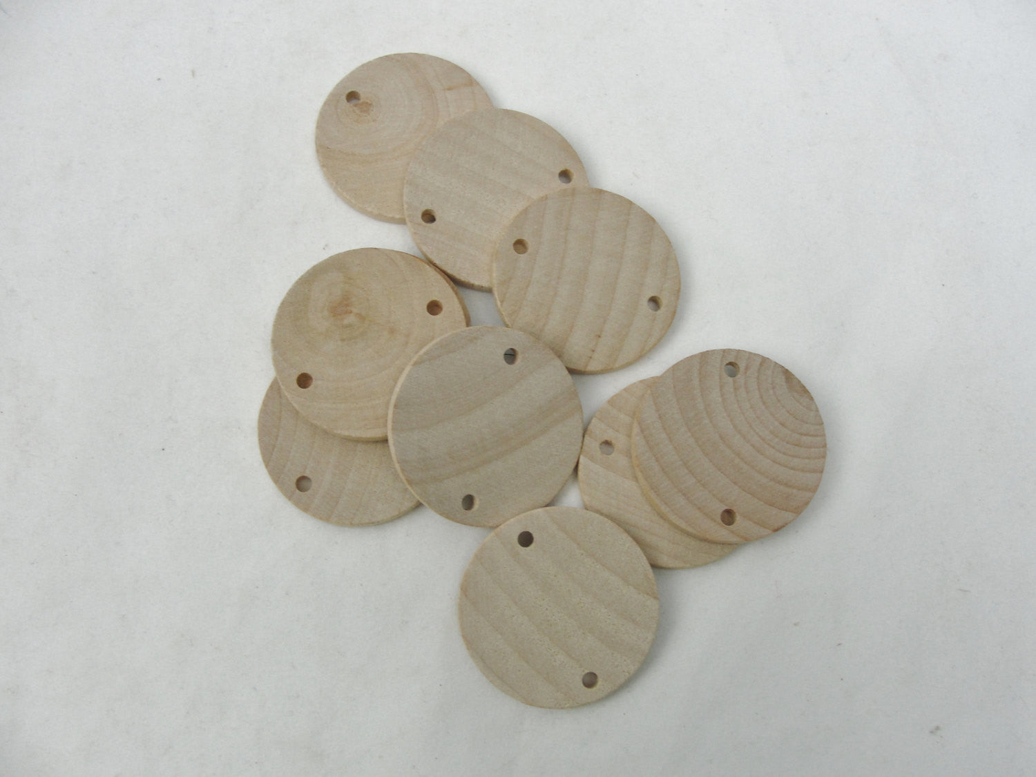 Wooden birthday board or anniversary board tags 1.5" wooden circle or disc - Wood parts - Craft Supply House