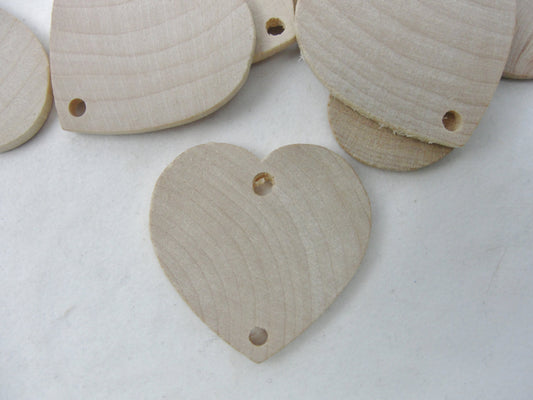 Wooden birthday board or anniversary board heart tags 1.5" - Wood parts - Craft Supply House