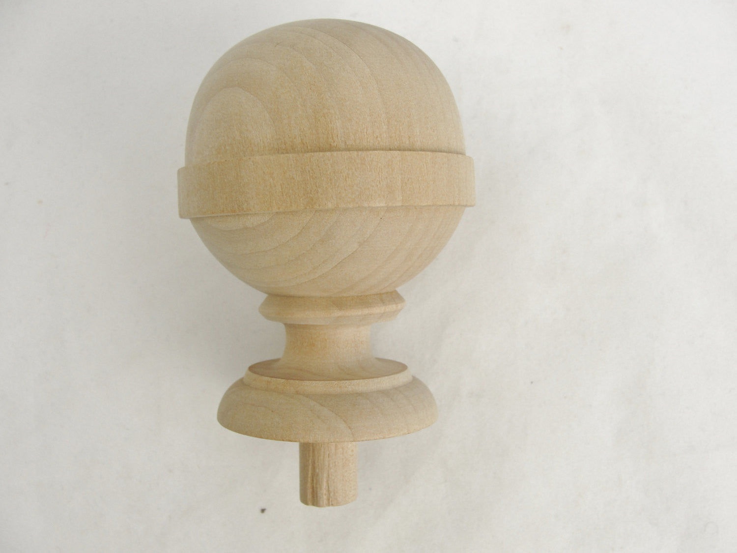 Large wooden ball finial - Wood parts - Craft Supply House