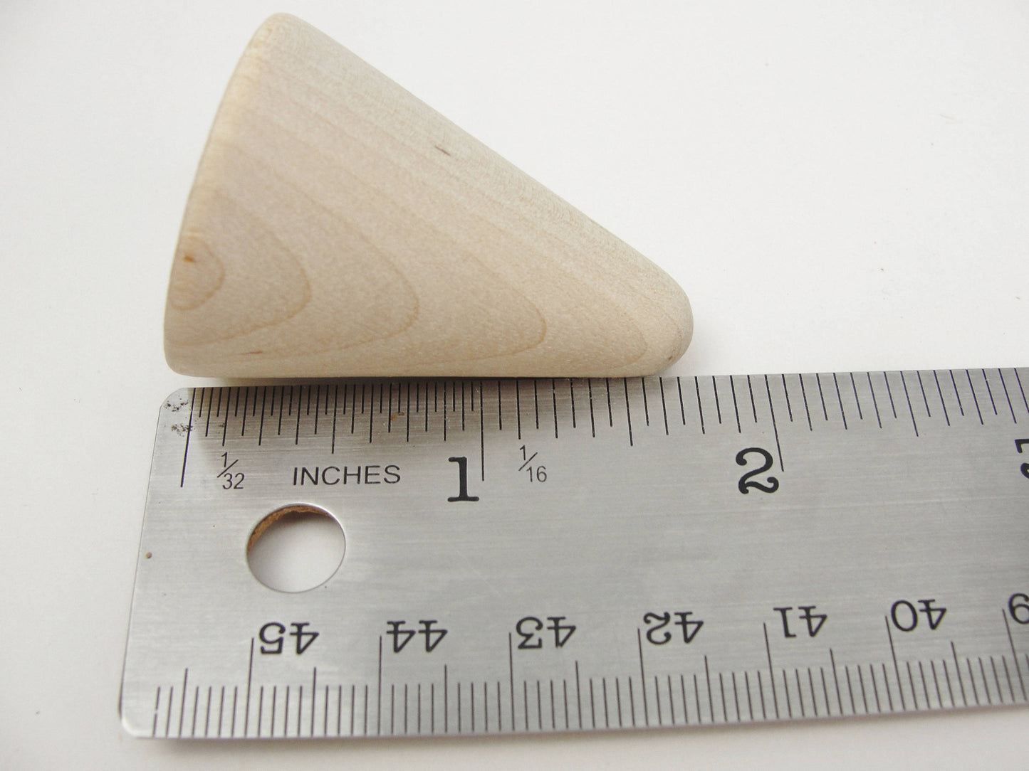 5 Wooden cones 1 3/4" tall, wooden contemporary Christmas tree - Wood parts - Craft Supply House