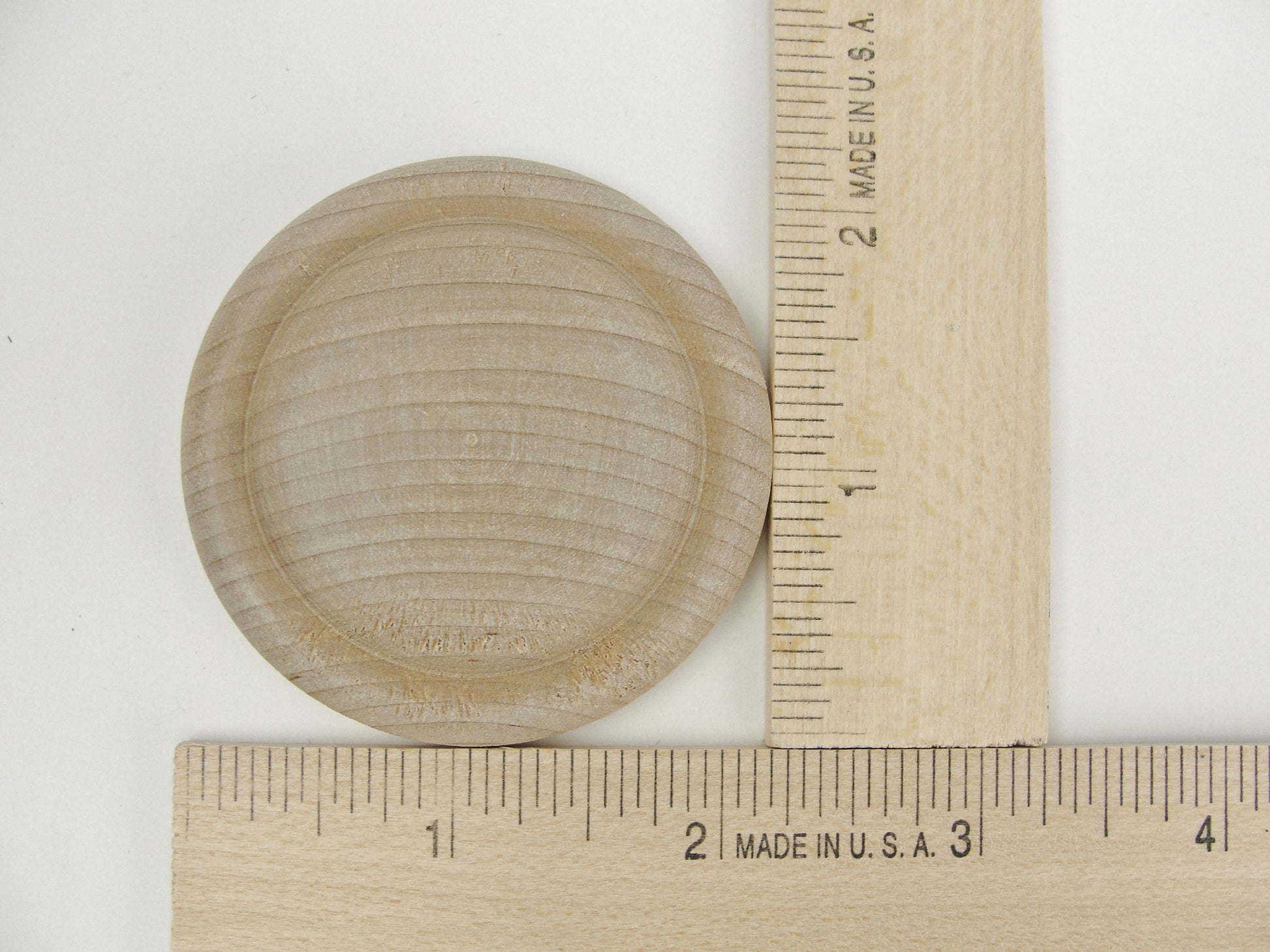 Medium wood rosette set of 4 - Wood parts - Craft Supply House