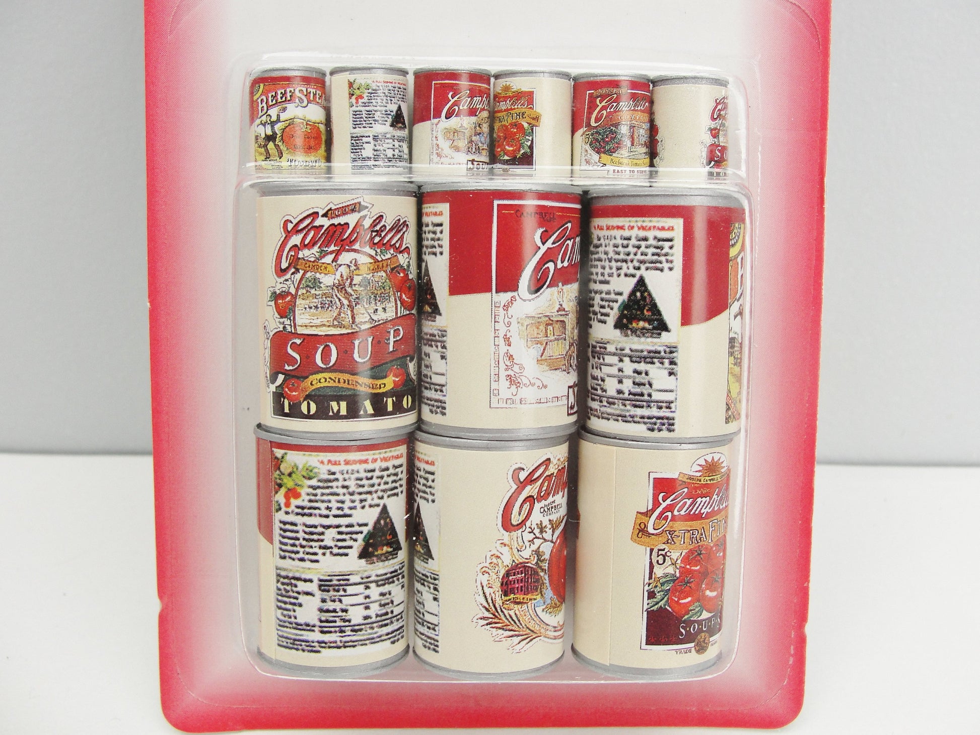 Dollhouse Campbell Kids cans - Miniatures - Craft Supply House