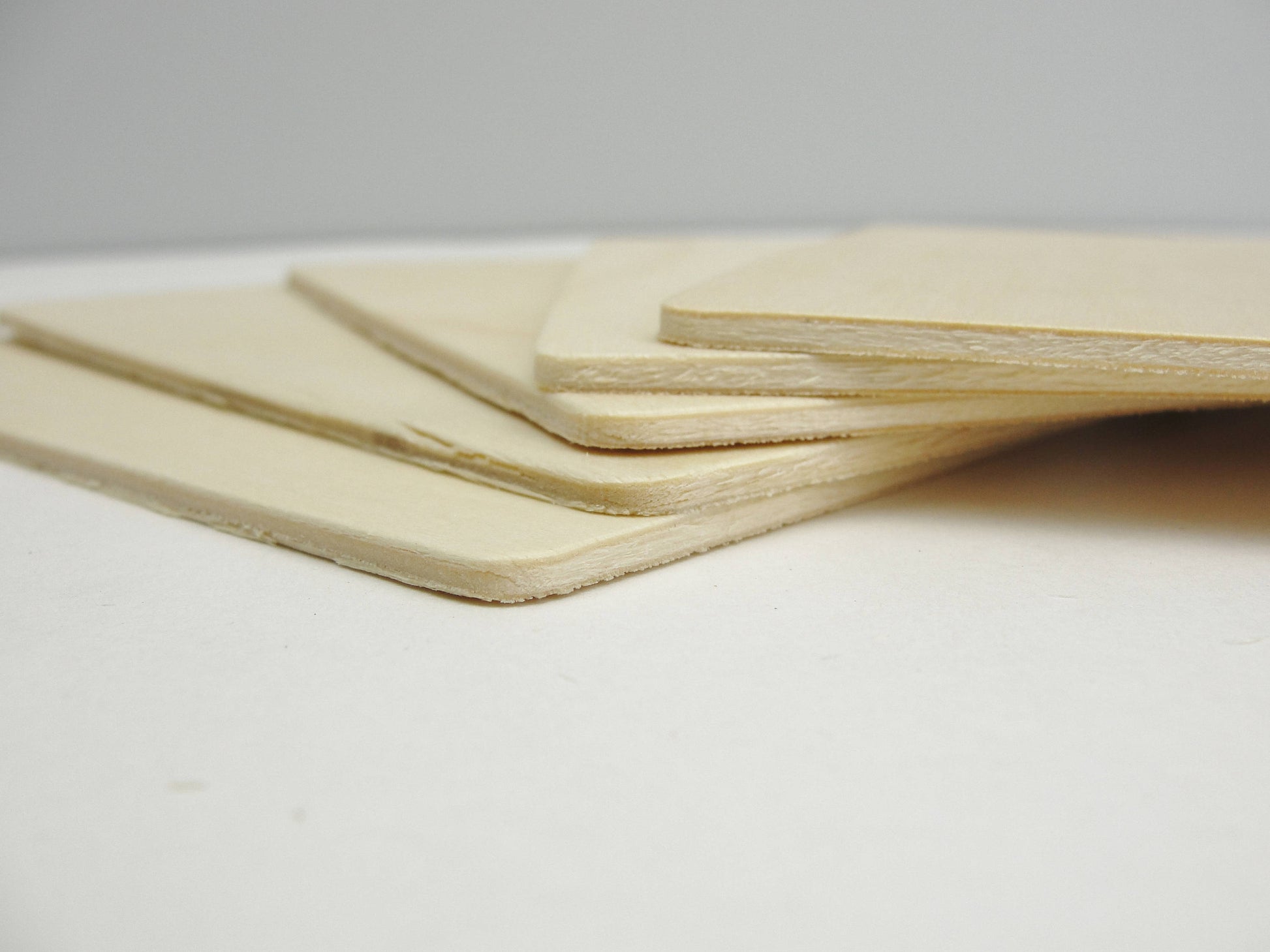 Wooden rectangles 5" x 4" set of 5 - Wood parts - Craft Supply House