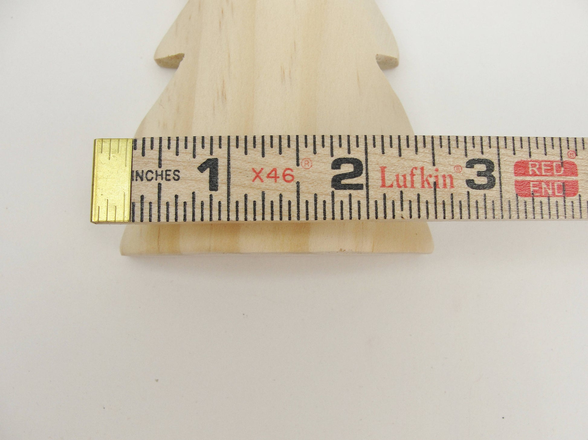 Tall Puffy tree cutout unfinished diy 4 1/2" tall set of 3 - Wood parts - Craft Supply House