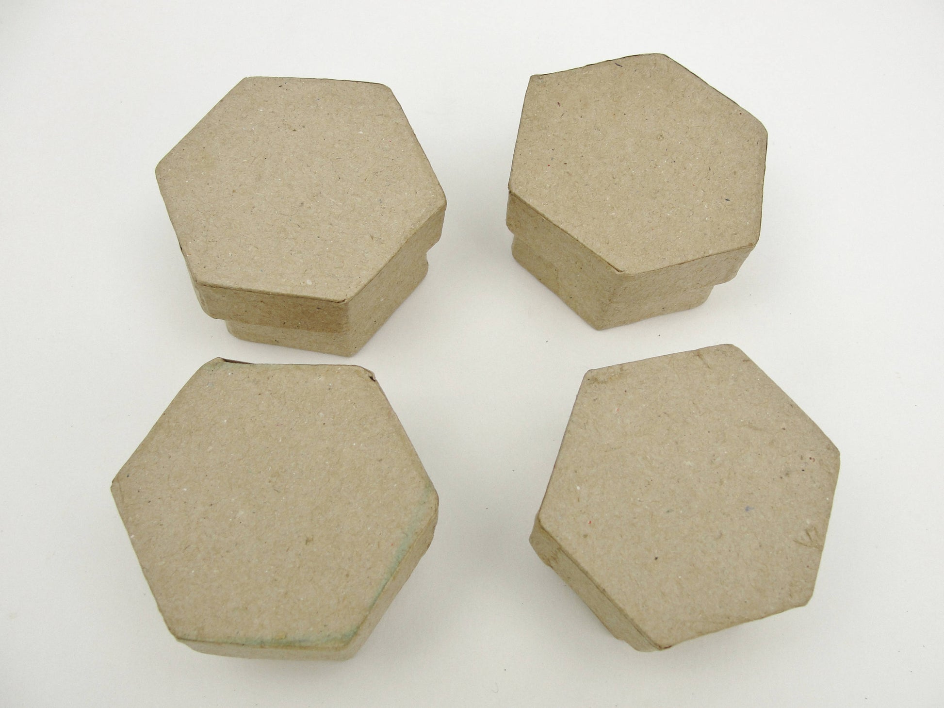 Micro gift boxes set of 4, choose your shape - Paper Mache - Craft Supply House